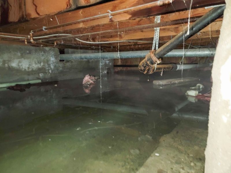 Crawlspace Water Restoration detail